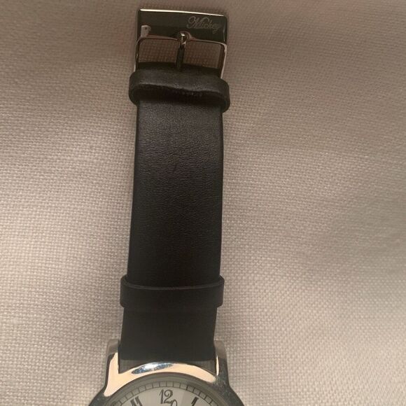 Disney Mickey Leather Movement Watch Japan - Picture 3 of 15